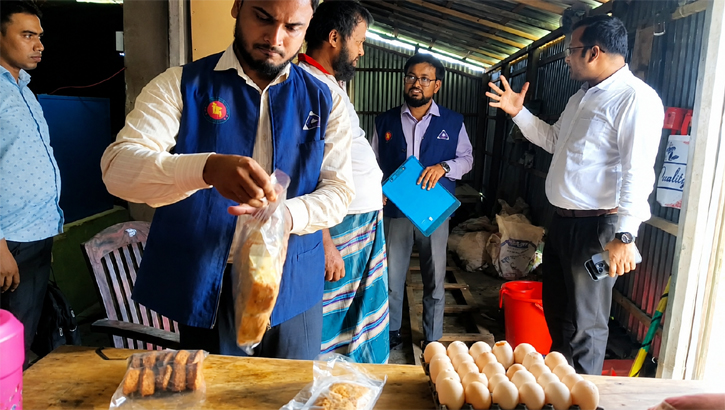 বিএসটিআইয়ের অভিযান, ১৫ হাজার টাকা জরিমানা